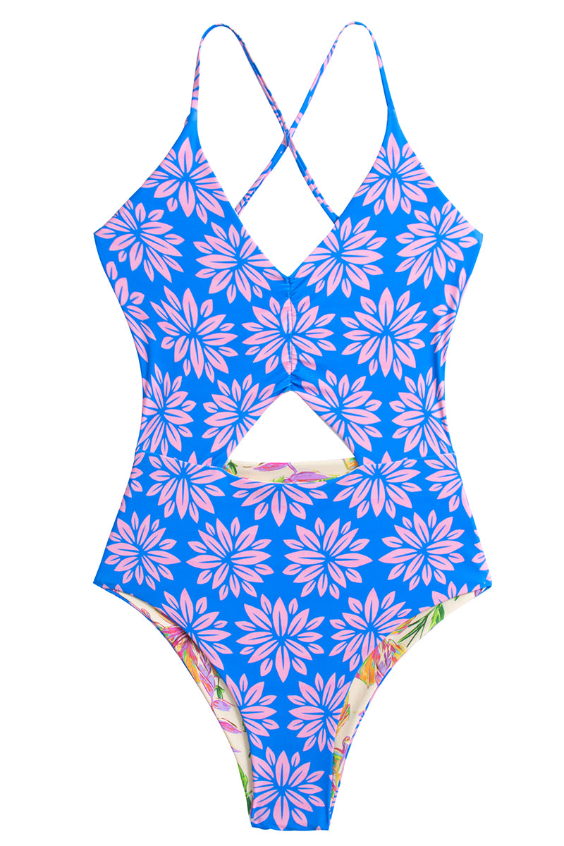 MAILLOT DE BAIN UNE-PIÈCE STAR - LILAS - taille XSmall