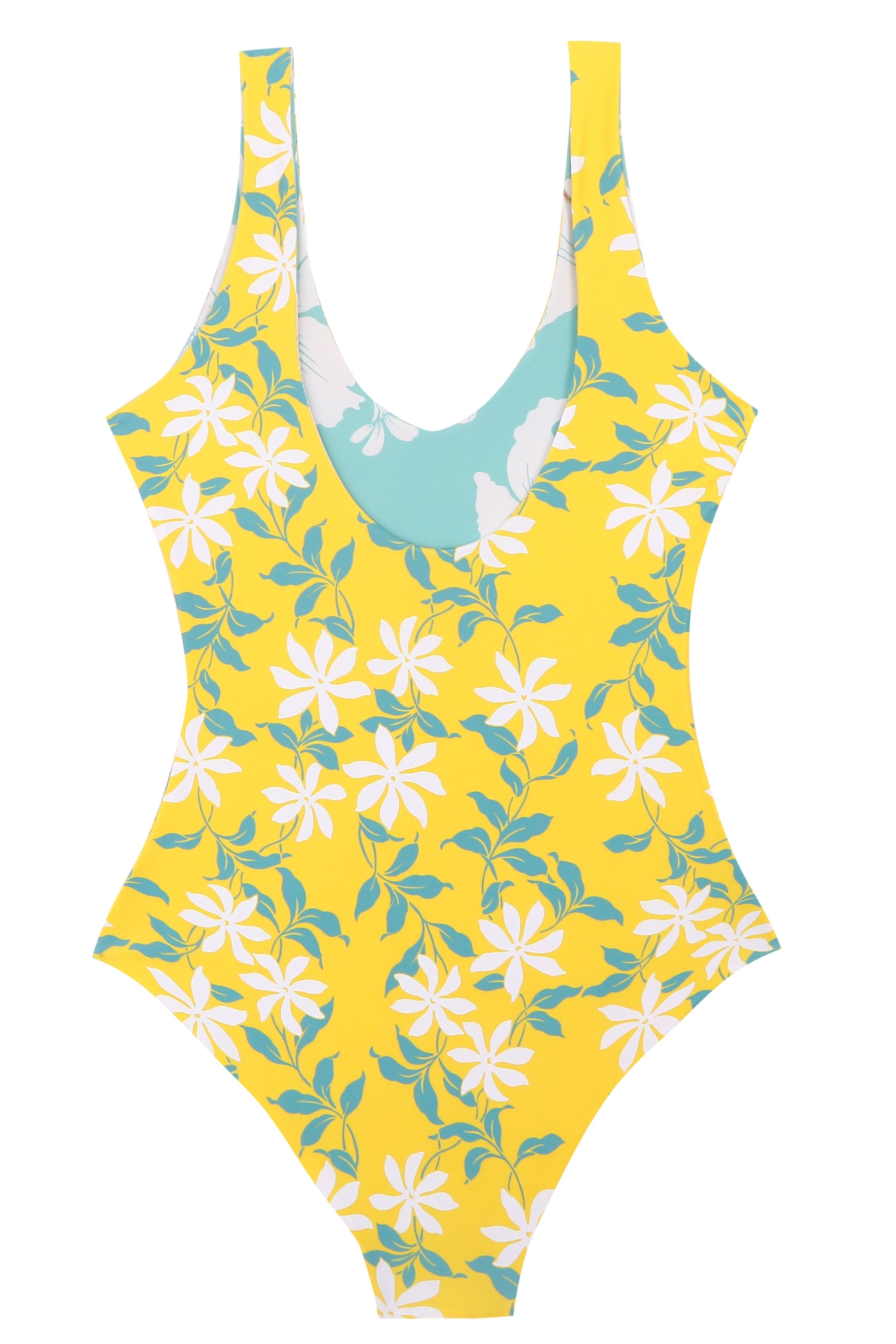 HINANO SWIM - ONE PIECE "NUKUTEPIPI" - SKY/LIME