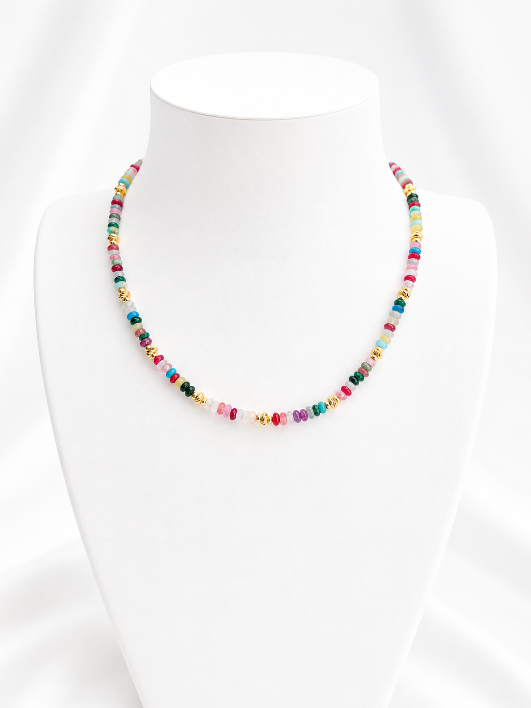 COLLIER "MULTIPIERRES"