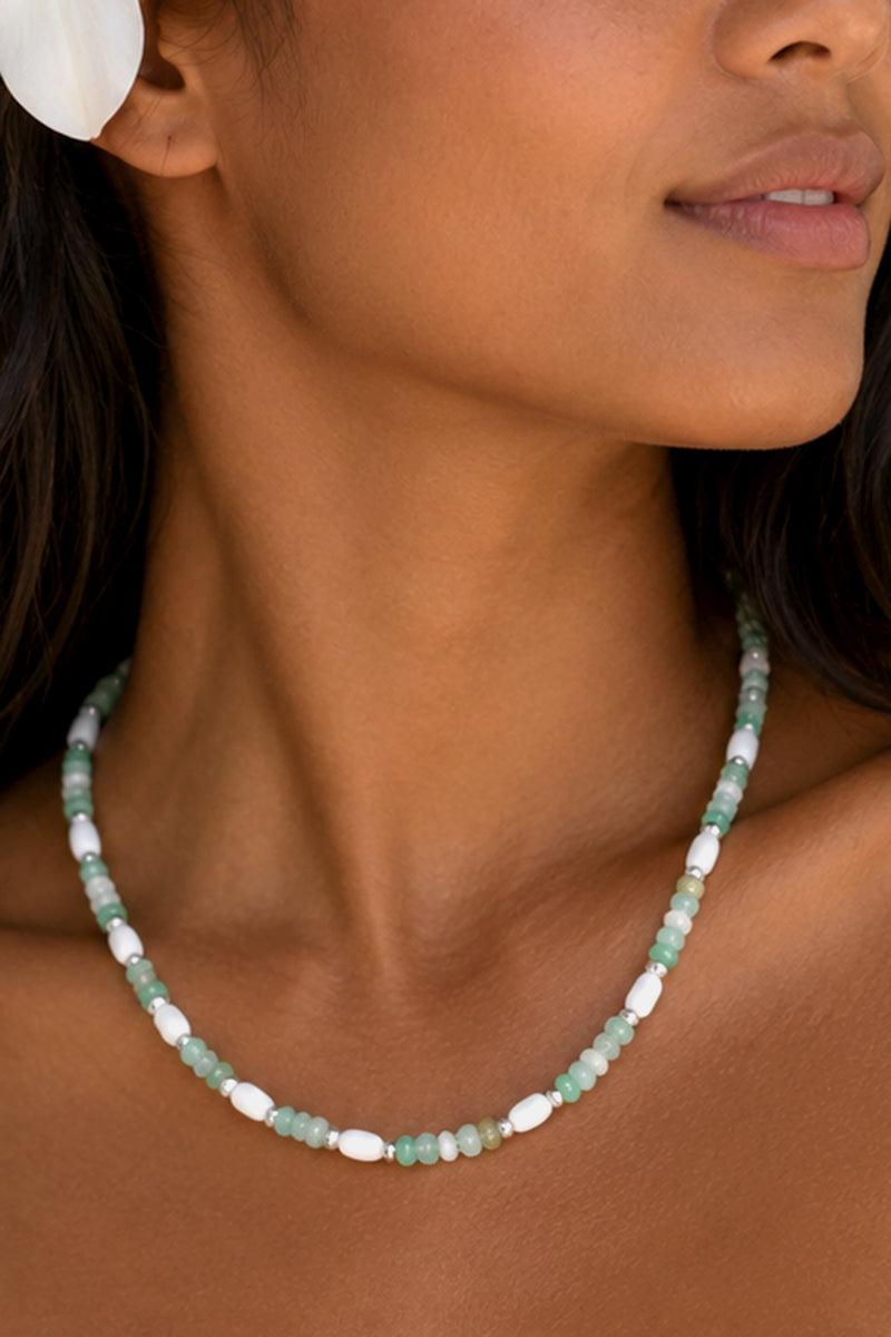 COLLIER "CLEAR BLUE"