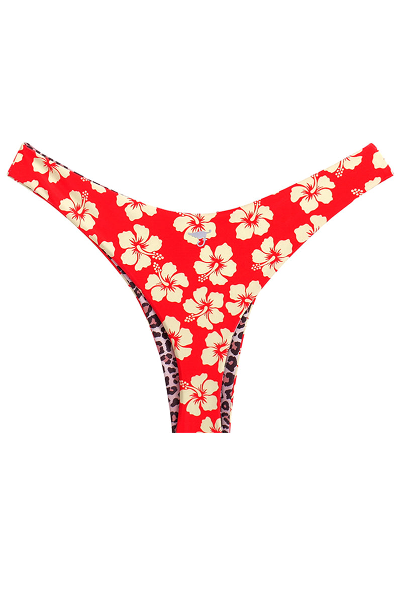 N°143 - BAS ASYMÉTRIQUE "FELINE" - FLYINGCLOUD SWIM - MAILLOTS DE BAIN RÉVERSIBLES AFFINANTS ET CONFORTABLES