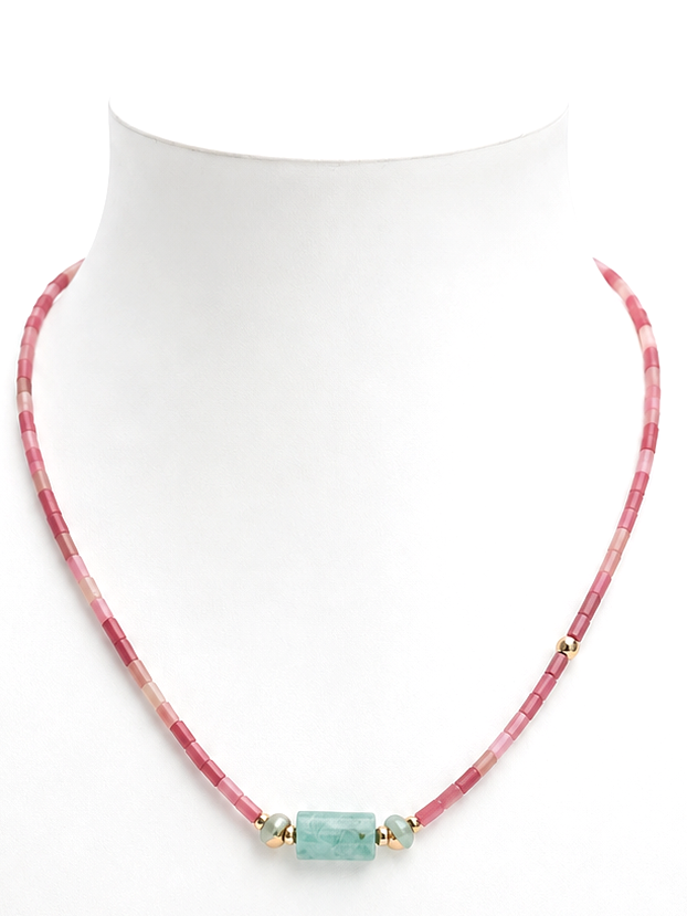 COLLIER "LUCKY JADE"
