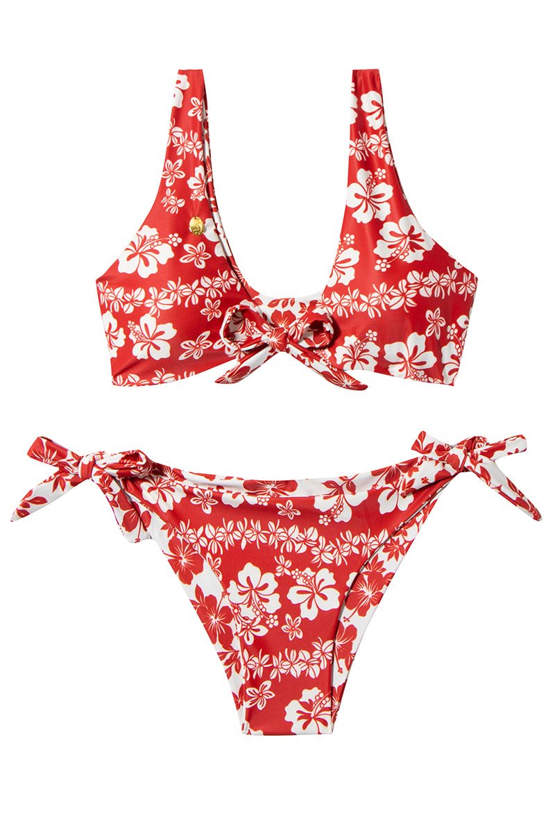 N°H1 - HINANO - ENSEMBLE BIKINI NOUÉ - "MARANIA" - RED/CREAM - FLYINGCLOUD SWIM - MAILLOTS DE BAIN RÉVERSIBLES AFFINANTS ET CONFORTABLESN°H1 - HINANO - ENSEMBLE BIKINI NOUÉ - "MARANIA" - RED/CREAMFLYINGCLOUD SWIM - MAILLOTS DE BAIN RÉVERSIBLES AFFINANTS ET CONFORTABLES