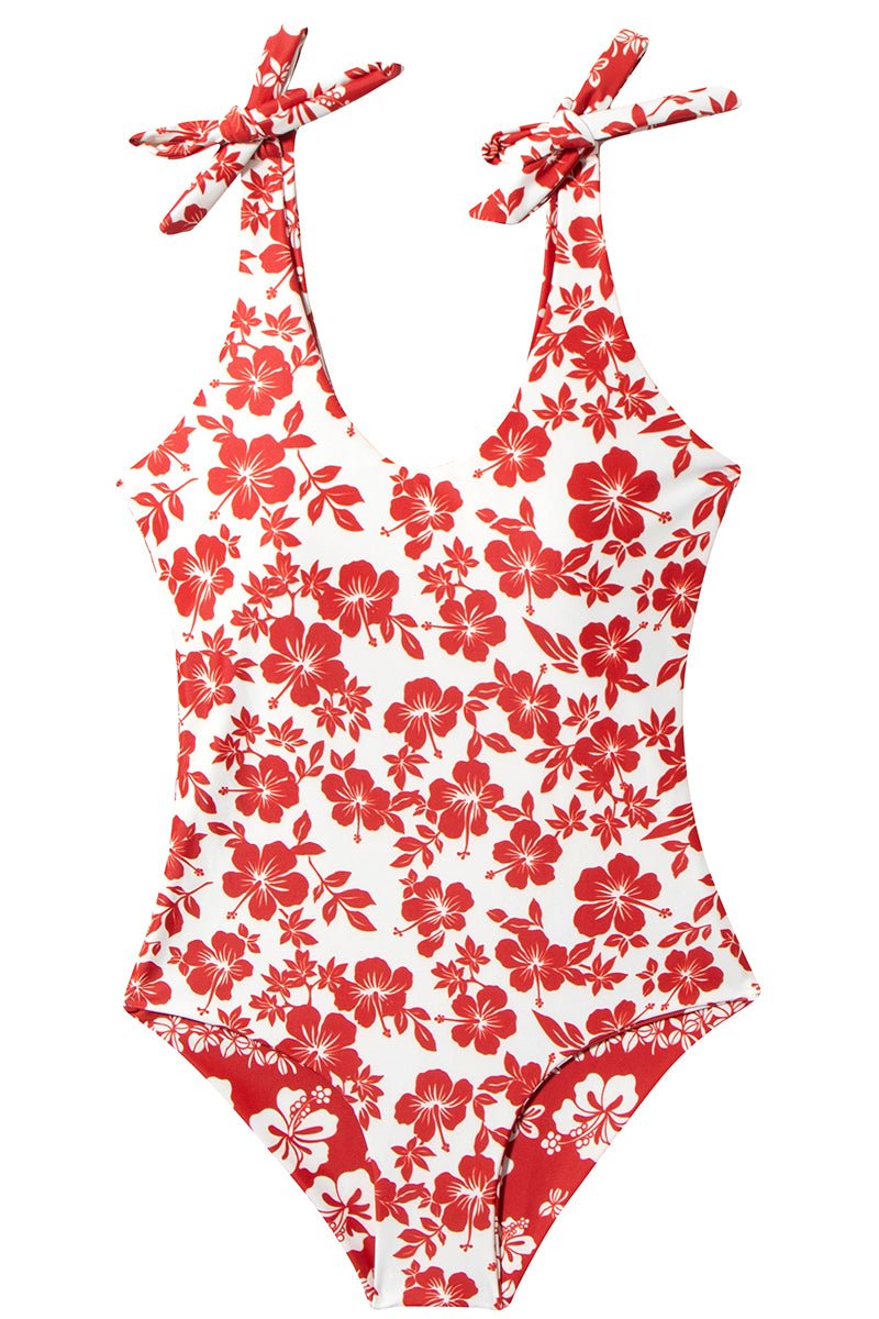 N°H3 - HINANO - UNE PIÈCE "MAIMA" - RED/CREAM - FLYINGCLOUD SWIM - MAILLOTS DE BAIN RÉVERSIBLES AFFINANTS ET CONFORTABLESN°H3 - HINANO - UNE PIÈCE "MAIMA" - RED/CREAMFLYINGCLOUD SWIM - MAILLOTS DE BAIN RÉVERSIBLES AFFINANTS ET CONFORTABLES