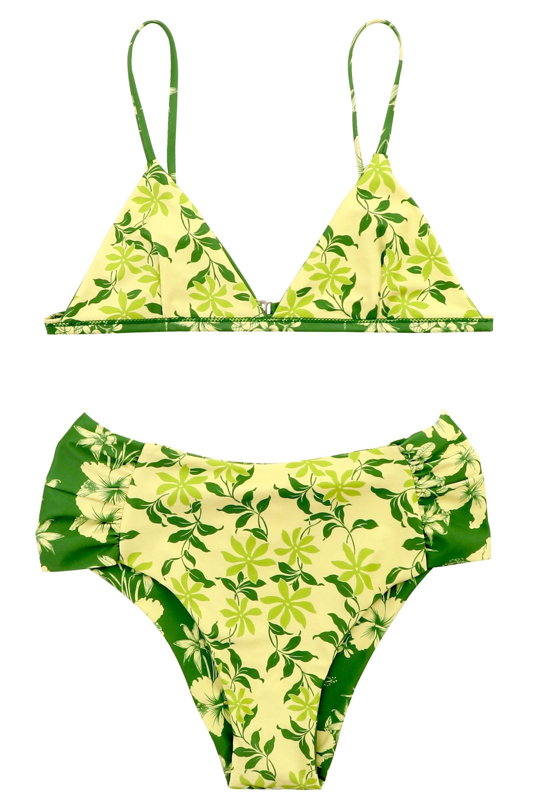 HINANO SWIM - TWO PIECE "NAILEA" - OLIVE/GREEN