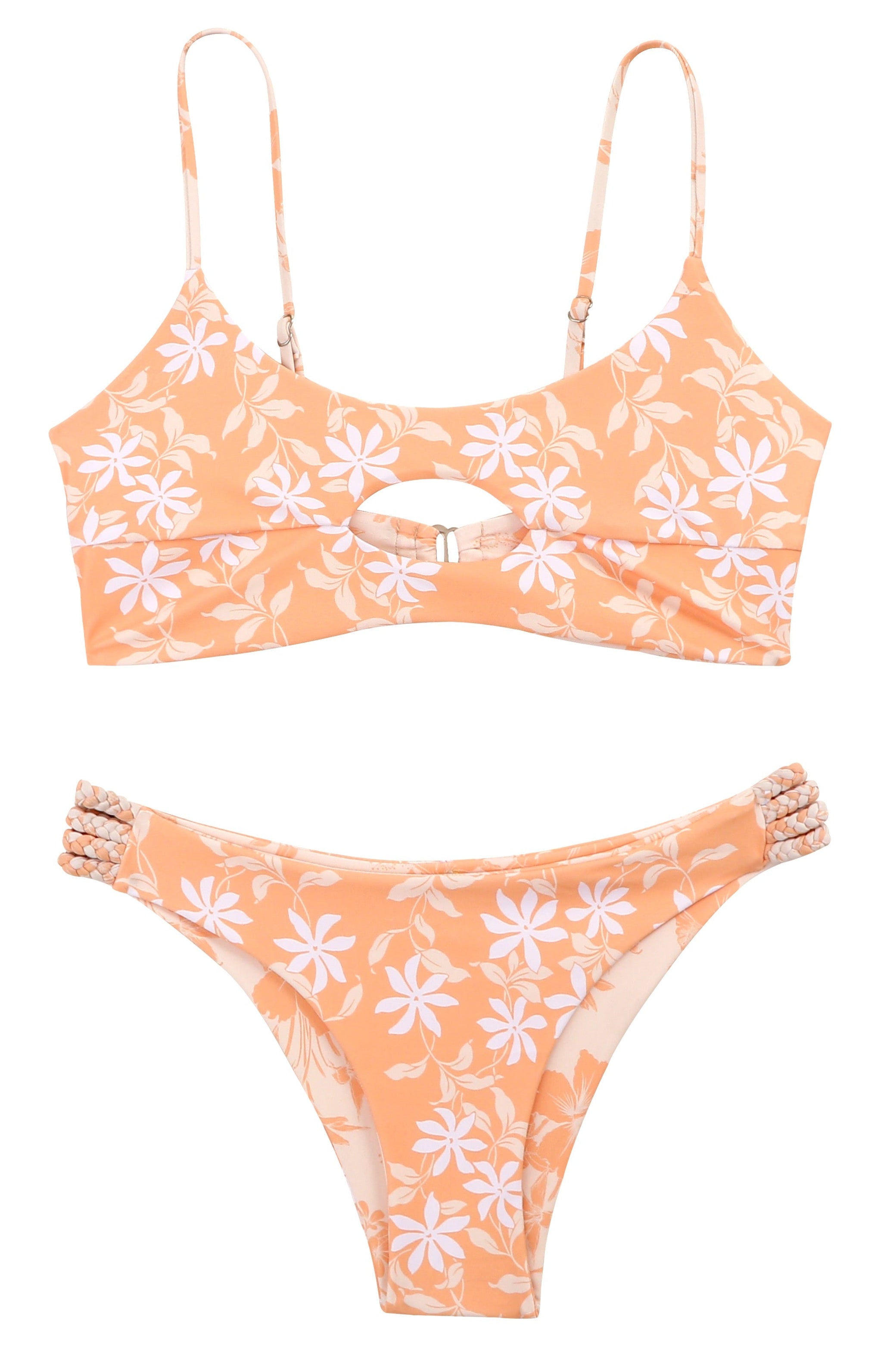 HINANO SWIM - TWO PIECE "NAPUKA" - SAND/CREAM