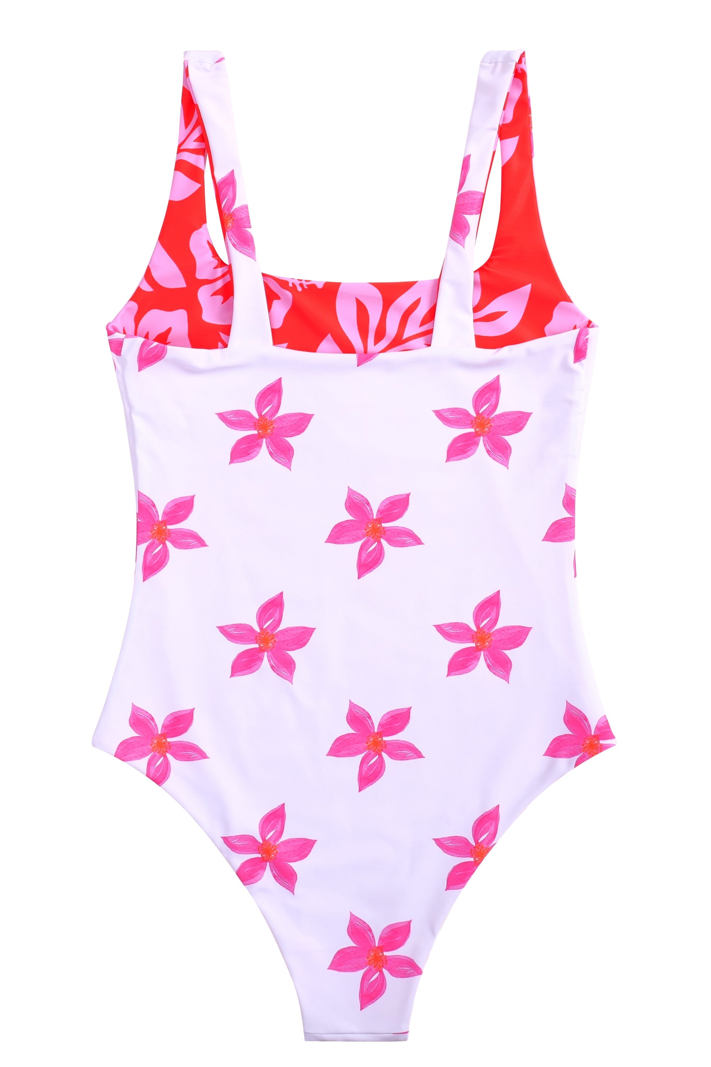 N°84 - UNE-PIÈCE COL CARRÉ "DREAM" - FLYINGCLOUD SWIM - MAILLOTS DE BAIN RÉVERSIBLES AFFINANTS ET CONFORTABLES 