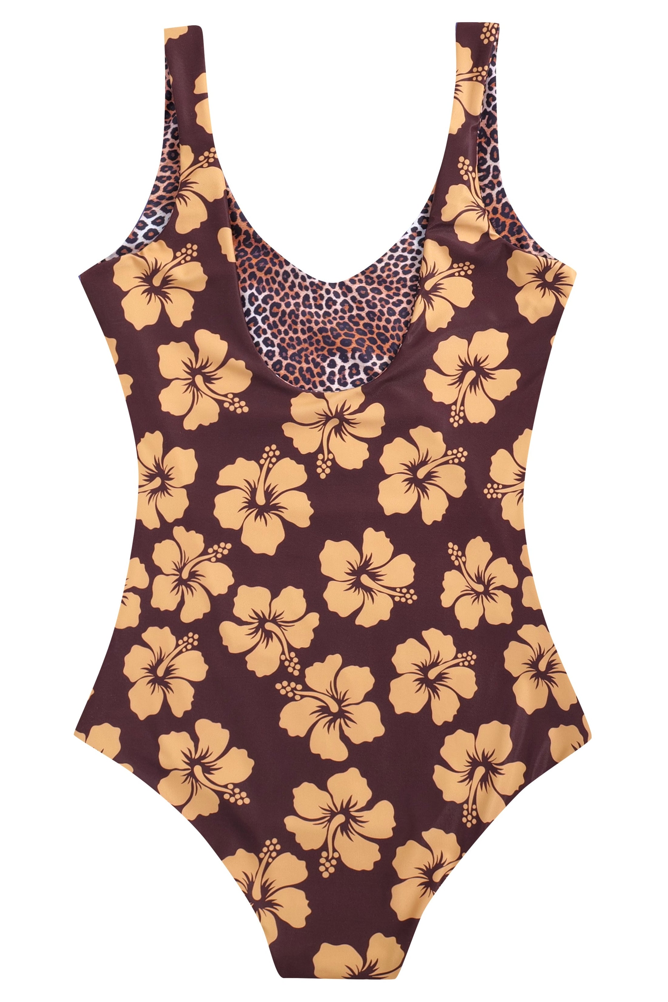 N°82 - UNE-PIÈCE CLASSIQUE "TERRACOTA" - FLYINGCLOUD SWIM - MAILLOTS DE BAIN RÉVERSIBLES AFFINANTS ET CONFORTABLES 