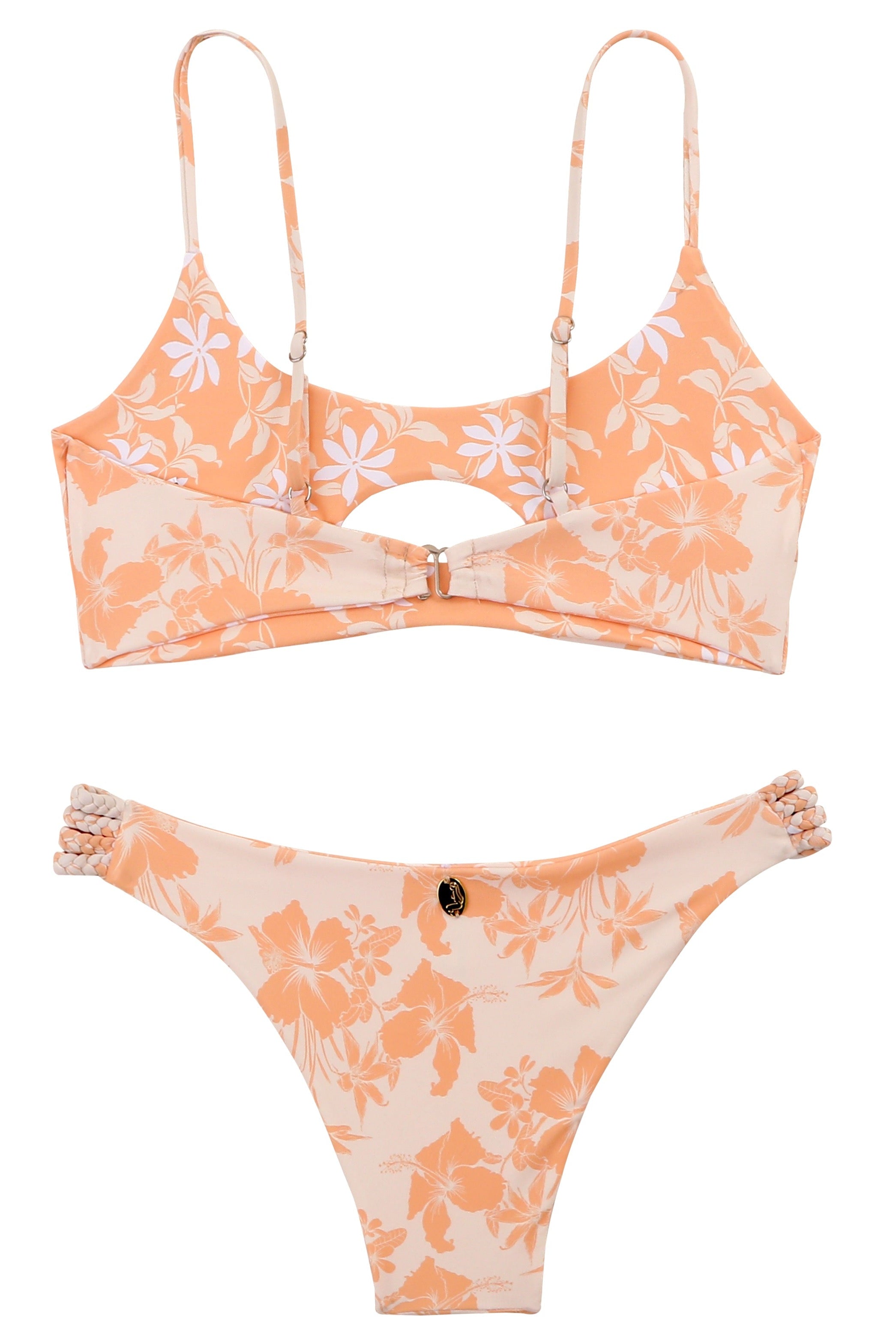 HINANO SWIM - TWO PIECE "NAPUKA" - SAND/CREAM