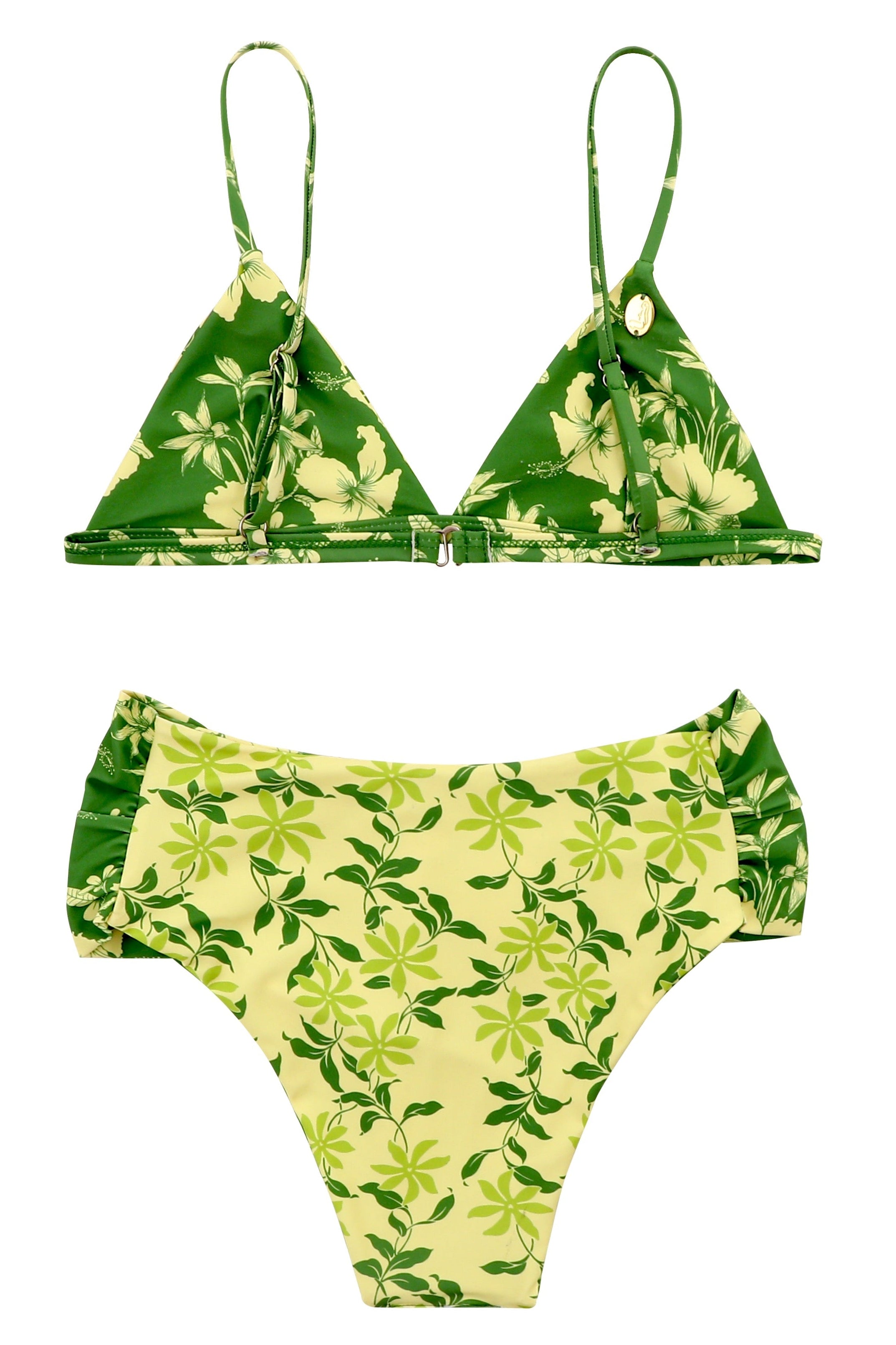 HINANO SWIM - TWO PIECE "NAILEA" - OLIVE/GREEN