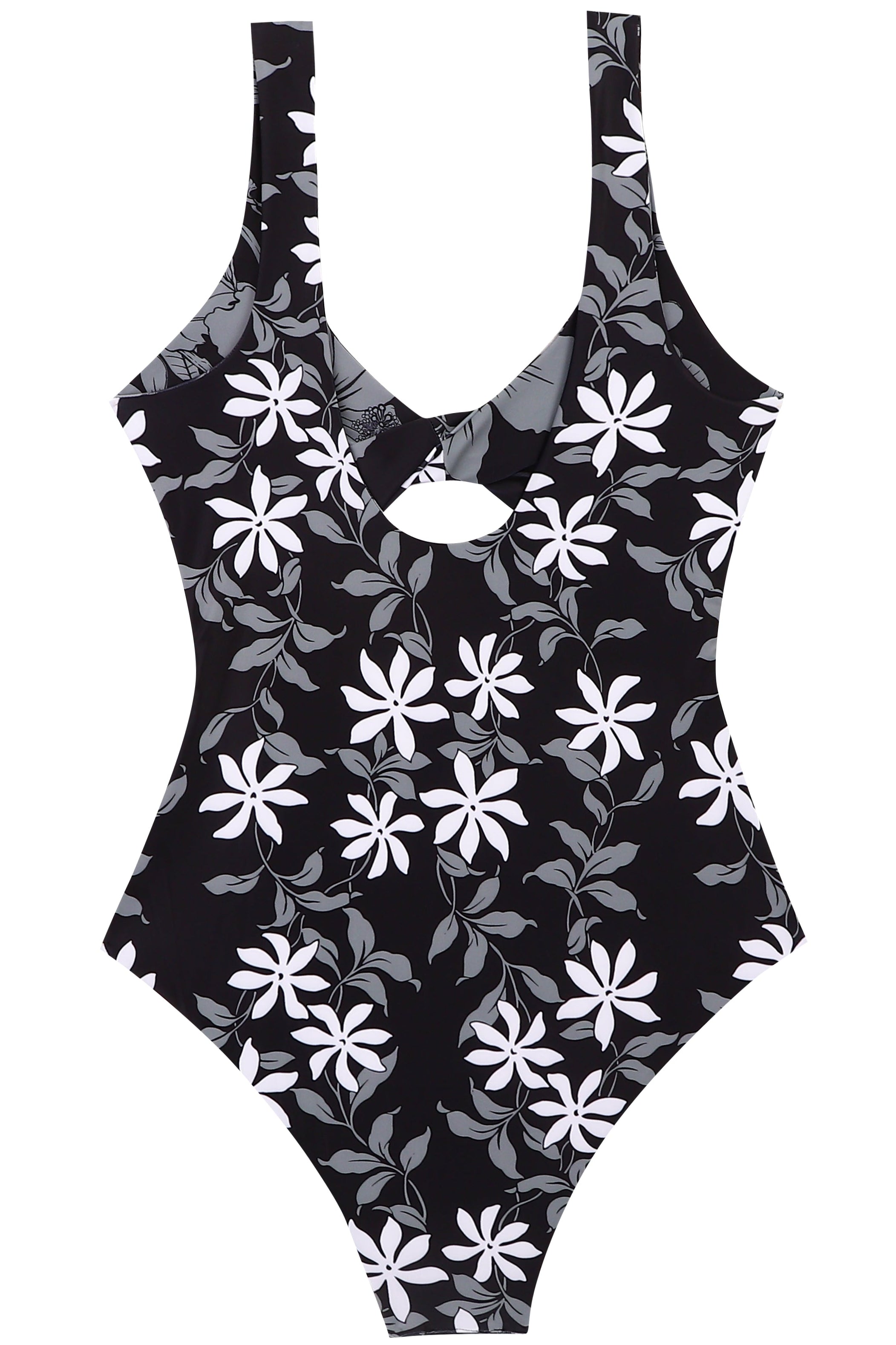 HINANO SWIM - ONE PIECE "NUUROA" - GREY/BLACK
