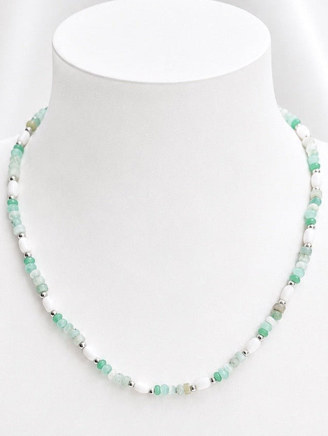 COLLIER "CLEAR BLUE"