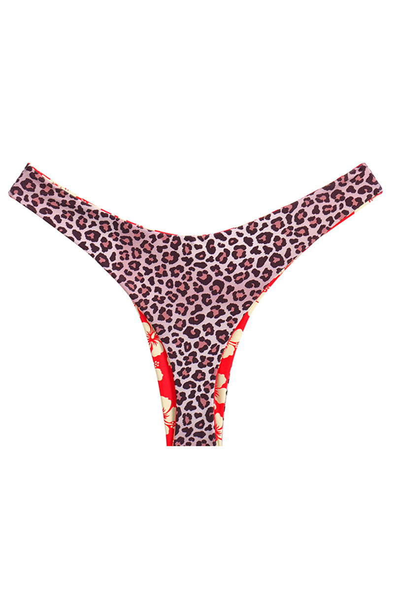 N°143 - BAS ASYMÉTRIQUE "FELINE" - FLYINGCLOUD SWIM - MAILLOTS DE BAIN RÉVERSIBLES AFFINANTS ET CONFORTABLES 