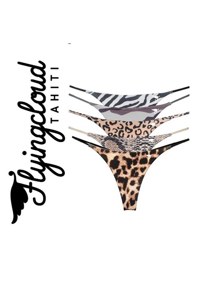 LOT DE 5 STRING - BIKINIS - SOUS VÊTEMENTS - ANIMAL PRINTS - FLYINGCLOUD SWIM - MAILLOTS DE BAIN RÉVERSIBLES AFFINANTS ET CONFORTABLESLOT DE 5 STRING - BIKINIS - SOUS VÊTEMENTS - ANIMAL PRINTSbasFLYINGCLOUD SWIM - MAILLOTS DE BAIN RÉVERSIBLES AFFINANTS ET CONFORTABLES