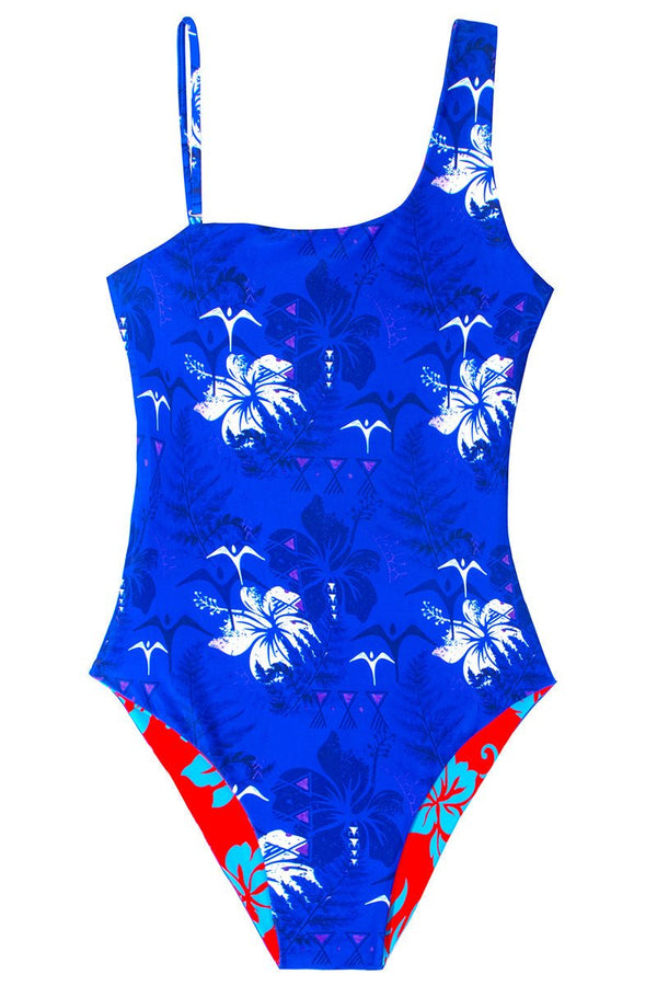 MAILLOT DE BAIN UNE-PIÈCE ASYMÉTRIQUE - TAVAKE MARINE - XSMALL