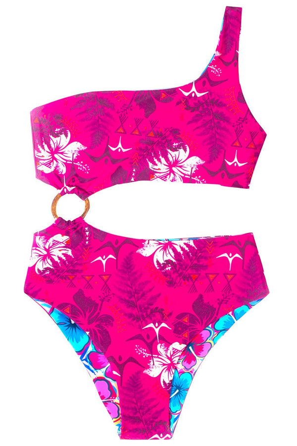 N° 58 - MAILLOT DE BAIN UNE-PIÈCE ANNEAU - TAVAKE FUCHSIA - MEDIUM