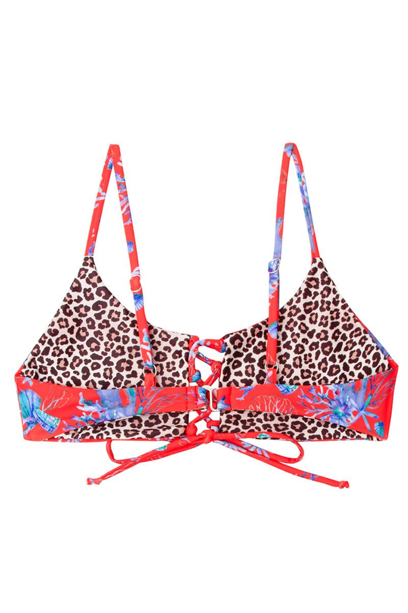 N°106 - HAUT DE BIKINI CORSET - RED