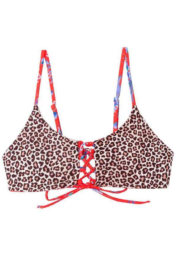 N°106 - HAUT DE BIKINI CORSET - RED