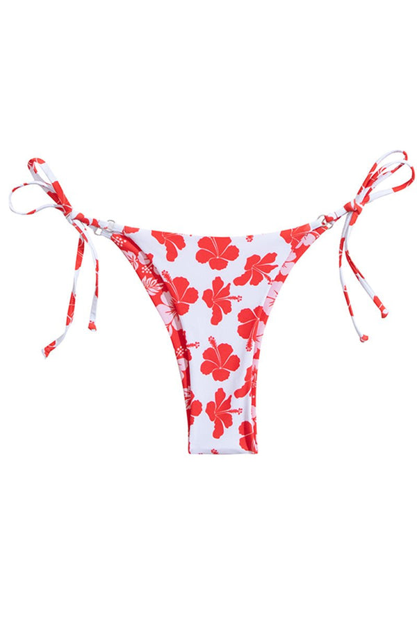 N°124 - BAS DE BIKINI ATTACHÉ - CHERRY - MEDIUM