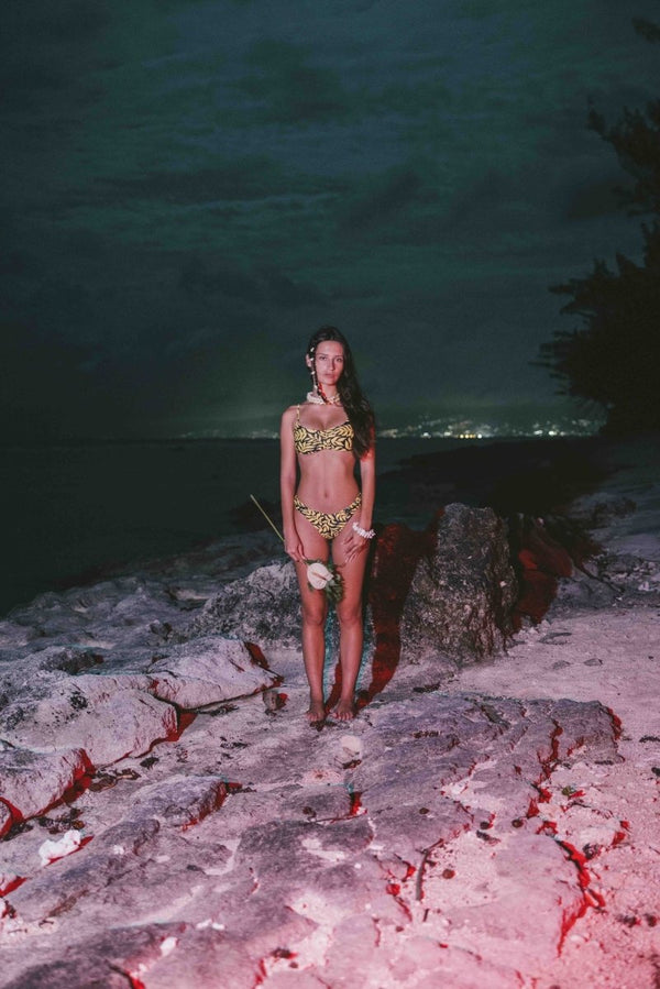 N°129 - BAS BIKINI PLISSÉ "MAHANA"