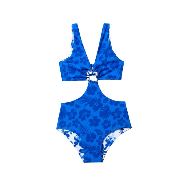 N°68 - MAILLOT DE BAIN UNE-PIÈCE TRIKINI - BLANC - XS