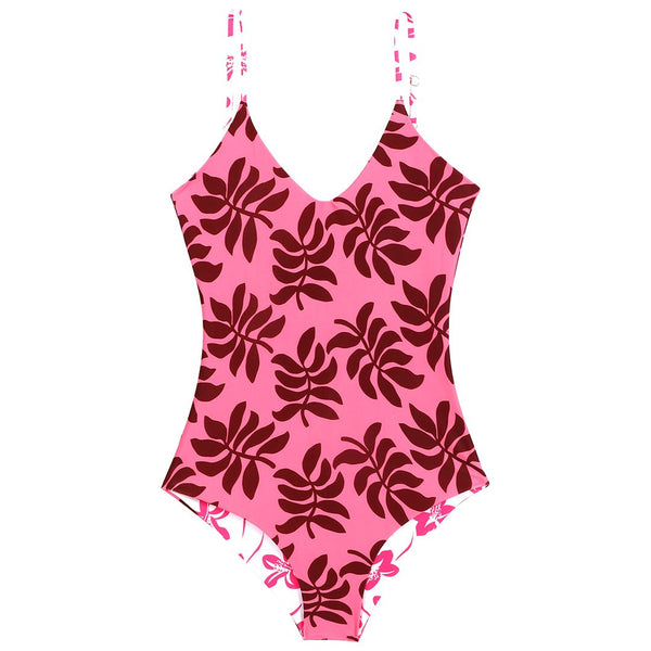 N°76 - UNE-PIÈCE VAHINE "PINK" - ÉCHANCRÉ