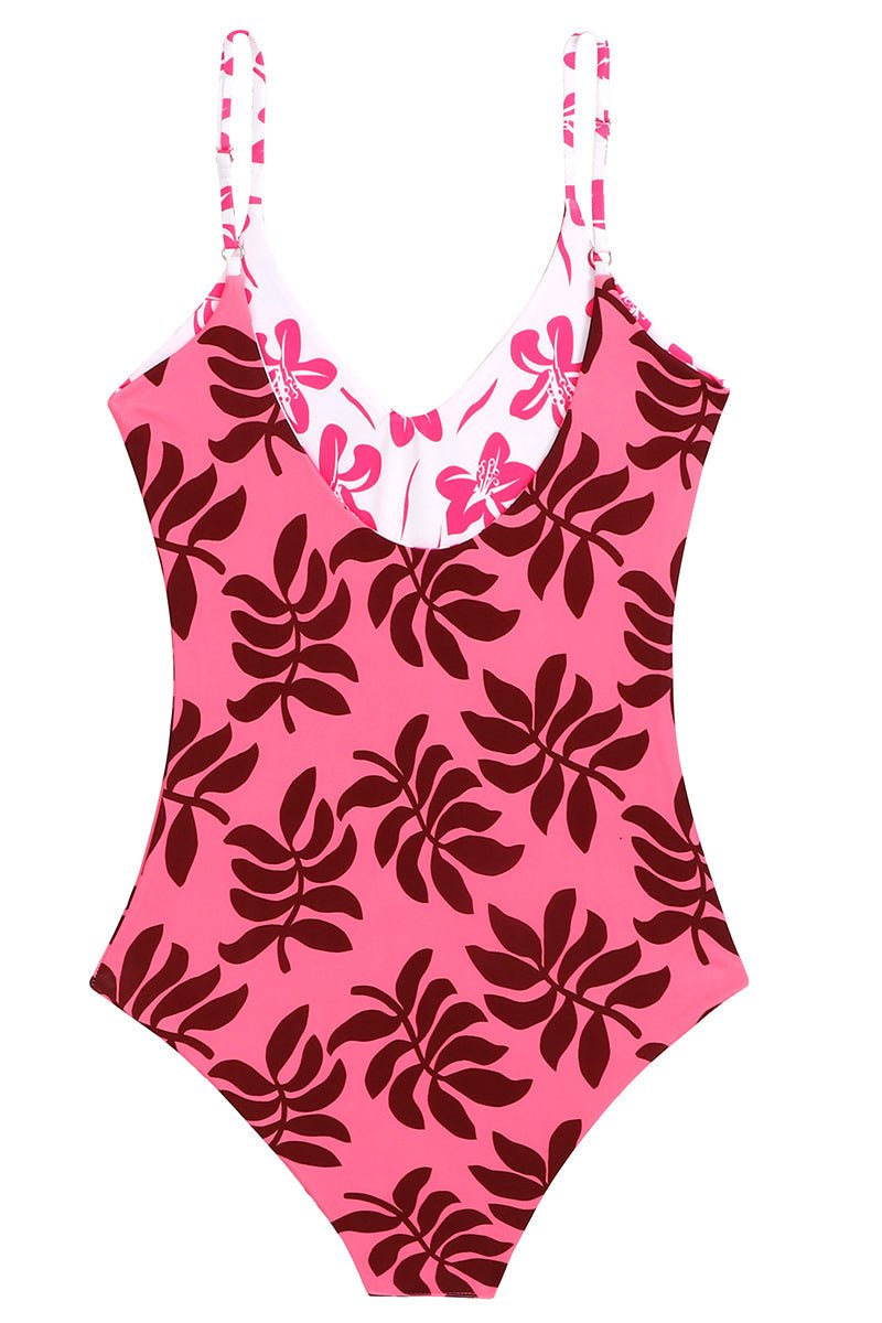 N°76 - UNE-PIÈCE VAHINE "PINK" - ÉCHANCRÉ